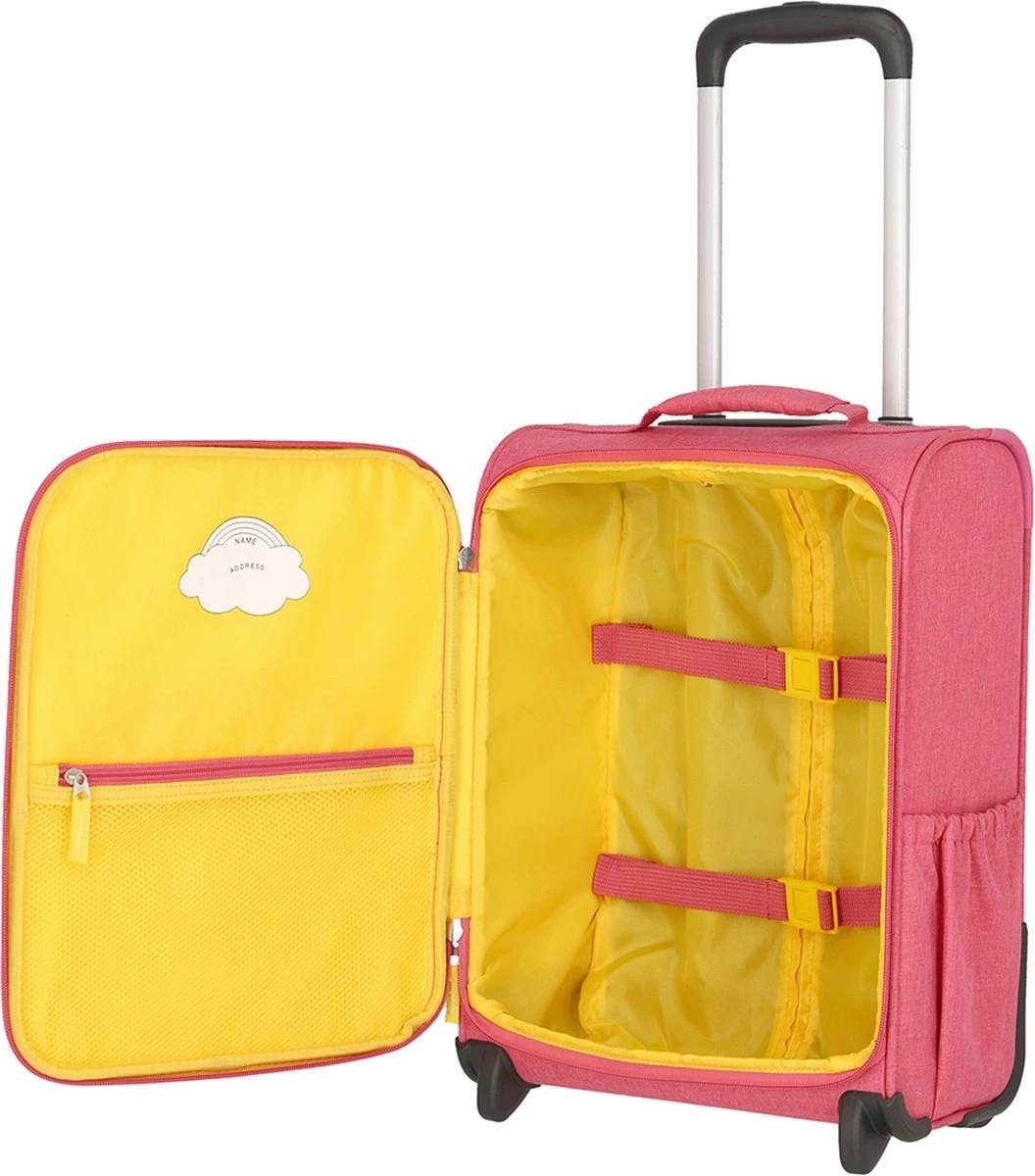 Travelite Handbagage zachte koffer / Trolley / Reiskoffer - Youngster - 44 cm - Roze Travelite Handbagage Zachte Koffer / Trolley / Reiskoffer - Youngster - 44 Cm - Roze -Travelite Reistassen