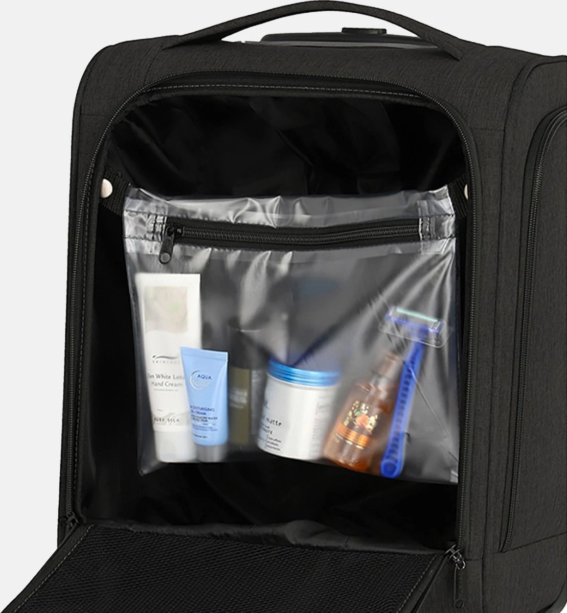 Travelite Handbagage zachte koffer / Trolley / Reiskoffer - Cabin - 43 cm - Zwart Travelite Handbagage Zachte Koffer / Trolley / Reiskoffer - Cabin - 43 Cm - Zwart -Travelite Reistassen