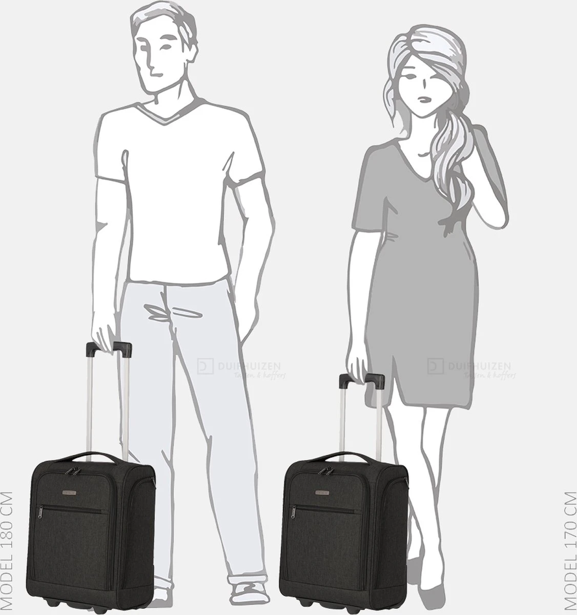 Travelite Handbagage zachte koffer / Trolley / Reiskoffer - Cabin - 43 cm - Zwart Travelite Handbagage Zachte Koffer / Trolley / Reiskoffer - Cabin - 43 Cm - Zwart -Travelite Reistassen