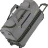Travelite Basics Wheeled Duffle 70cm Expandable Grey/Green
