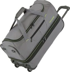 Travelite Basics Wheeled Duffle 70cm Expandable Grey/Green
