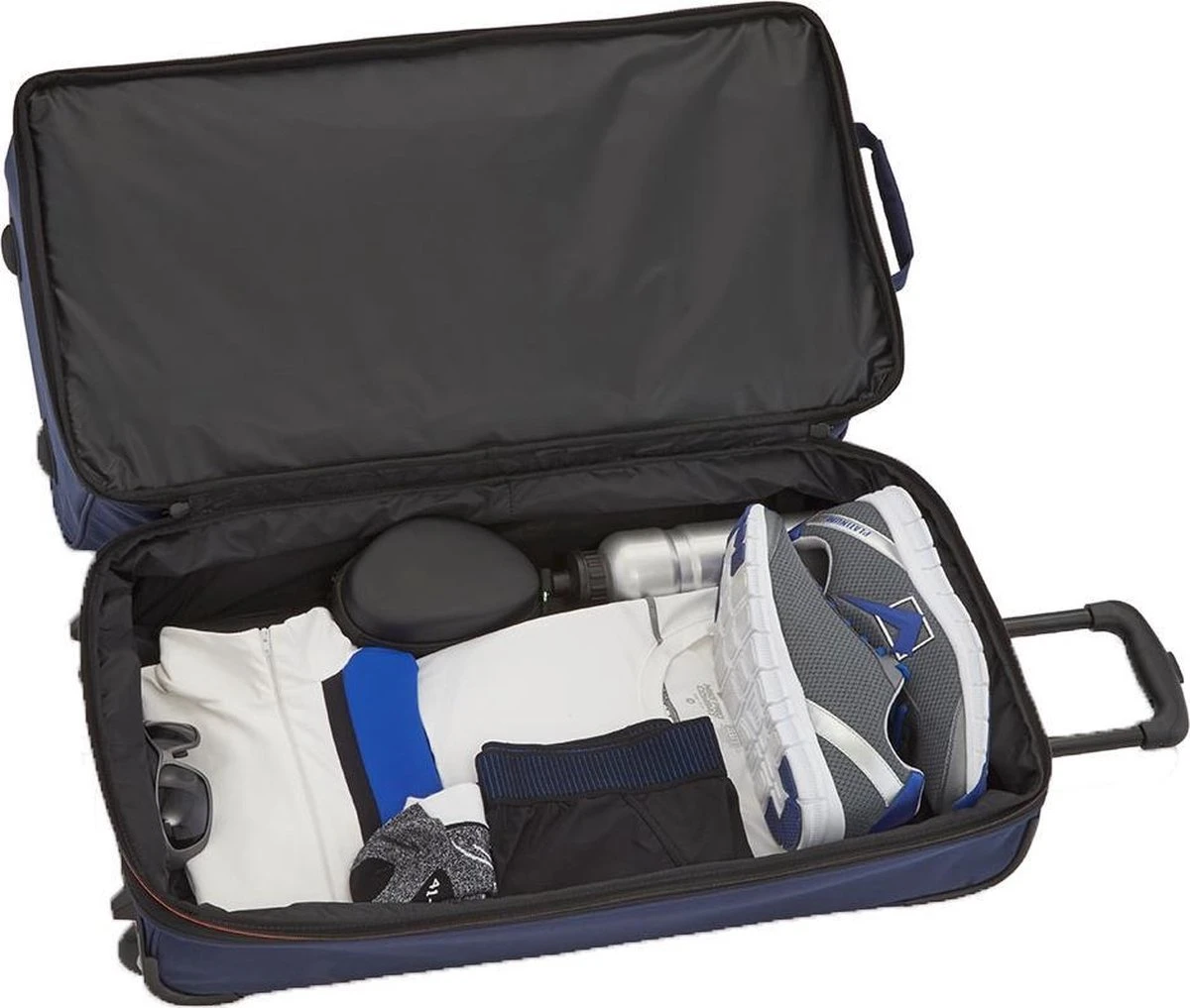 Travelite Basics Wheeled Duffle 70cm Expandable Grey/Green Travelite Basics Wheeled Duffle 70cm Expandable Grey/Green -Travelite Reistassen 1200x1017 2