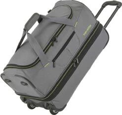 Travelite Basics Wheeled Duffle 70cm Expandable Grey/Green 16 Travelite Basics Wheeled Duffle 70cm Expandable Grey/Green -Travelite Reistassen 1200x1132 1