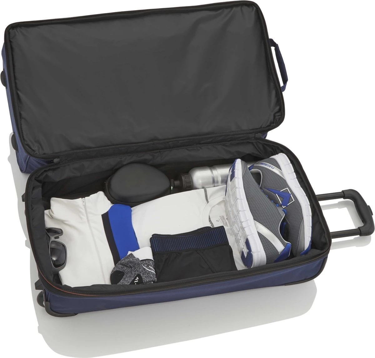 Travelite Basics Wheeled Duffle 70cm Expandable Grey/Green Travelite Basics Wheeled Duffle 70cm Expandable Grey/Green -Travelite Reistassen 1200x1146 1