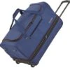 Travelite Basics Wheeled Duffle 70cm Expandable Navy/Orange