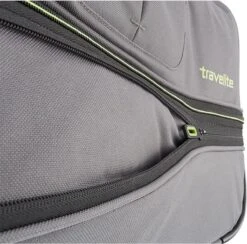 Travelite Basics Wheeled Duffle 70cm Expandable Grey/Green 4 Travelite Basics Wheeled Duffle 70cm Expandable Grey/Green -Travelite Reistassen 1200x1186 2