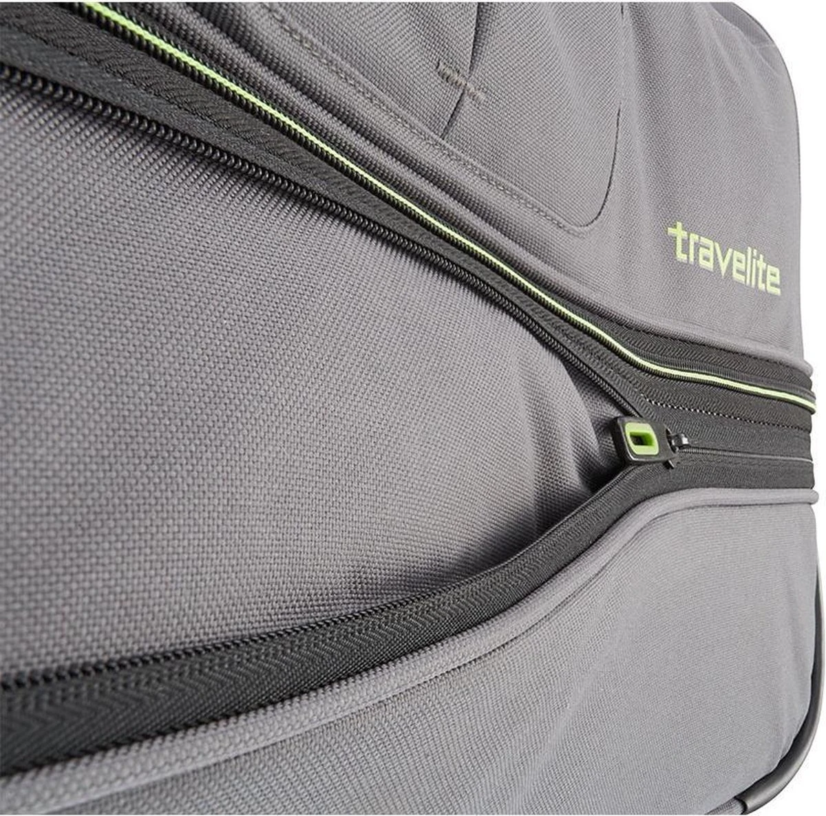 Travelite Basics Wheeled Duffle 70cm Expandable Grey/Green Travelite Basics Wheeled Duffle 70cm Expandable Grey/Green -Travelite Reistassen 1200x1186 2