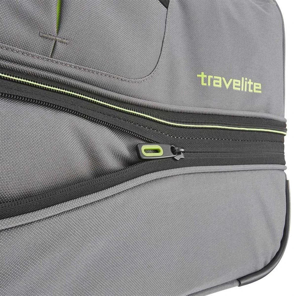 Travelite Basics Wheeled Duffle 70cm Expandable Grey/Green Travelite Basics Wheeled Duffle 70cm Expandable Grey/Green -Travelite Reistassen 1200x1200 25