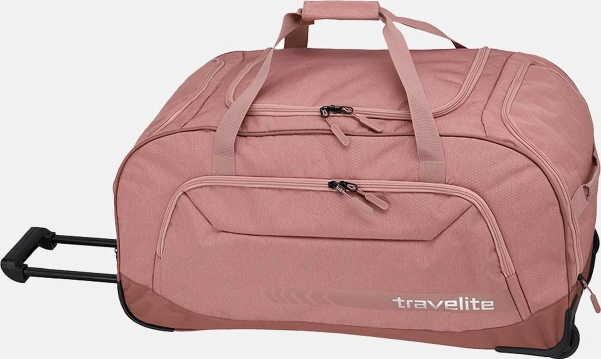 Travelite Reistas met wielen / Weekendtas - 77 x 41 x 38 cm - 120 Liter Kick Off - Roze Travelite Reistas Met Wielen / Weekendtas - 77 X 41 X 38 Cm - 120 Liter Kick Off - Roze -Travelite Reistassen