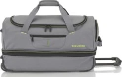 Travelite Basics Wheeled Duffle 70cm Expandable Grey/Green 11 Travelite Basics Wheeled Duffle 70cm Expandable Grey/Green -Travelite Reistassen 1200x765
