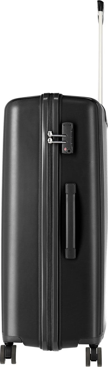 Travelite Vaka spinner koffer 75 cm black Travelite Vaka Spinner Koffer 75 Cm Black -Travelite Reistassen