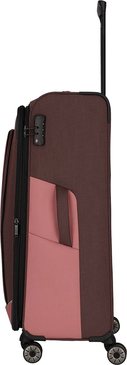 Travelite Zachte koffer / Trolley / Reiskoffer - Viia - 77 cm (XL) - Roze Travelite Zachte Koffer / Trolley / Reiskoffer - Viia - 77 Cm (XL) - Roze -Travelite Reistassen