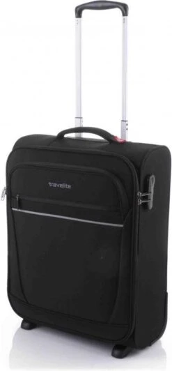 Travelite Cabin 2 Wheel Trolley Black 13 Travelite Cabin 2 Wheel Trolley Black -Travelite Reistassen 557x1200