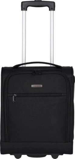 Travelite Handbagage Zachte Koffer / Trolley / Reiskoffer - Cabin - 43 Cm - Zwart