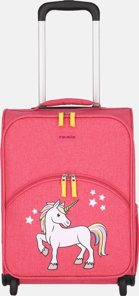 Travelite Handbagage zachte koffer / Trolley / Reiskoffer - Youngster - 44 cm - Roze Travelite Handbagage Zachte Koffer / Trolley / Reiskoffer - Youngster - 44 Cm - Roze -Travelite Reistassen