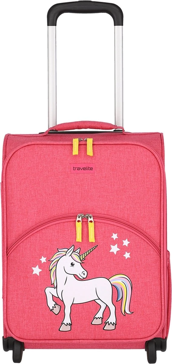 Travelite Handbagage zachte koffer / Trolley / Reiskoffer - Youngster - 44 cm - Roze Travelite Handbagage Zachte Koffer / Trolley / Reiskoffer - Youngster - 44 Cm - Roze -Travelite Reistassen