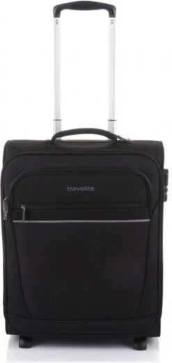 Travelite Cabin 2 Wheel Trolley Black 11 Travelite Cabin 2 Wheel Trolley Black -Travelite Reistassen 570x1200
