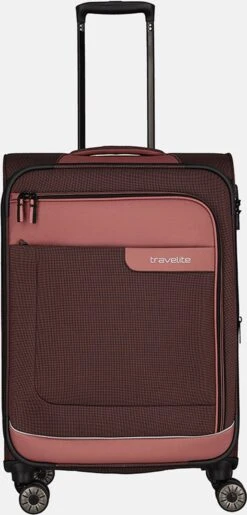 Travelite Zachte Koffer / Trolley / Reiskoffer - Viia - 67 Cm (medium) - Roze 12 Travelite Zachte Koffer / Trolley / Reiskoffer - Viia - 67 Cm (medium) - Roze -Travelite Reistassen 575x1200