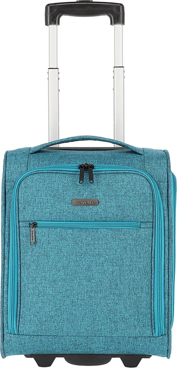 Travelite Handbagage zachte koffer / Trolley / Reiskoffer - Cabin - 43 cm - Blauw Travelite Handbagage Zachte Koffer / Trolley / Reiskoffer - Cabin - 43 Cm - Blauw -Travelite Reistassen