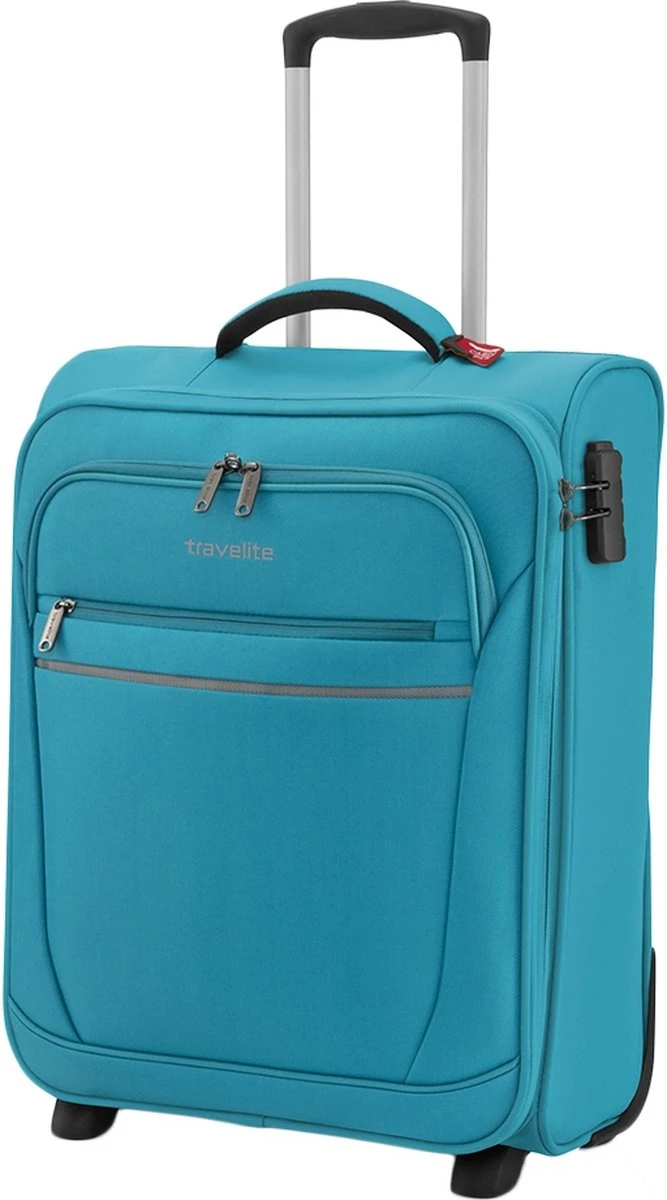 Travelite Cabin 2 Wheel Trolley Turquoise Travelite Cabin 2 Wheel Trolley Turquoise -Travelite Reistassen