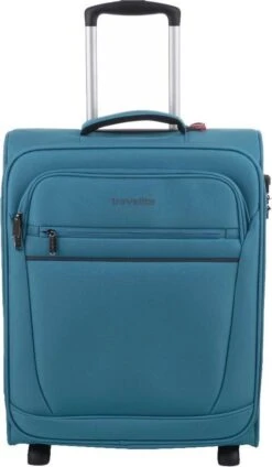 Travelite Cabin 2 Wheel Trolley Turquoise 8 Travelite Cabin 2 Wheel Trolley Turquoise -Travelite Reistassen 699x1200
