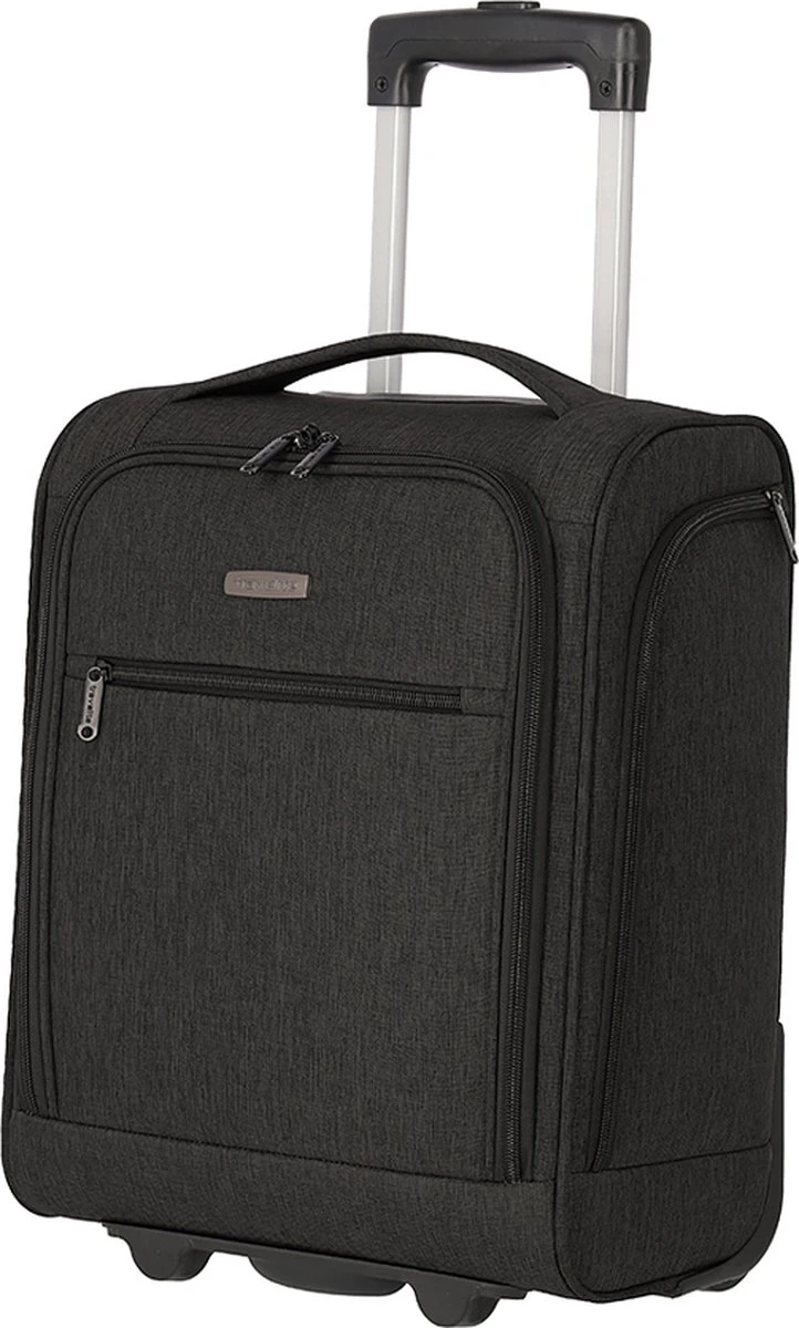 Travelite Handbagage zachte koffer / Trolley / Reiskoffer - Cabin - 43 cm - Zwart Travelite Handbagage Zachte Koffer / Trolley / Reiskoffer - Cabin - 43 Cm - Zwart -Travelite Reistassen