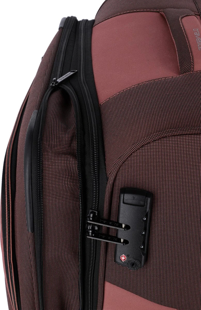 Travelite Zachte koffer / Trolley / Reiskoffer - Viia - 77 cm (XL) - Roze Travelite Zachte Koffer / Trolley / Reiskoffer - Viia - 77 Cm (XL) - Roze -Travelite Reistassen