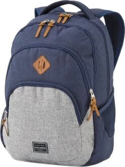 Travelite Basics Backpack Melange Navy/grey -Travelite Reistassen 898x1200 1