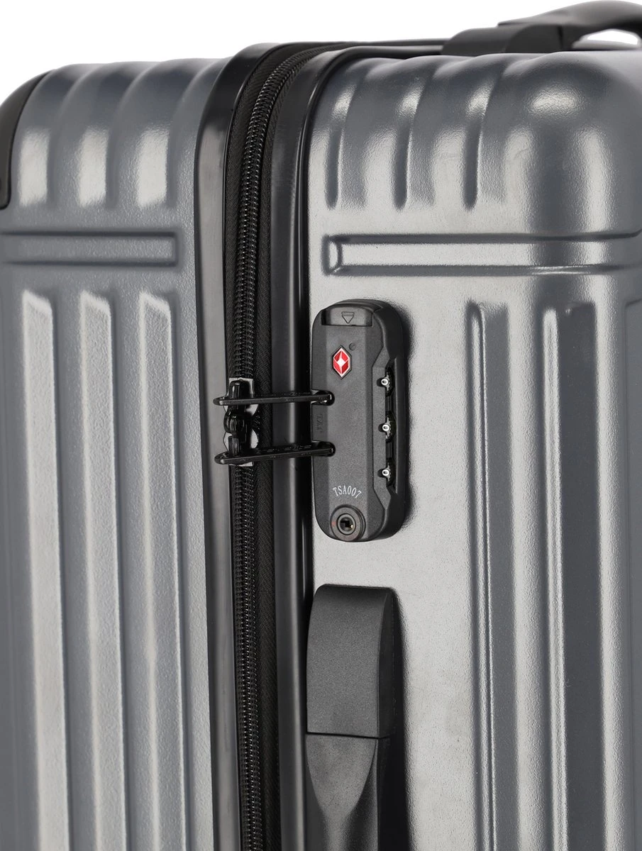 Travelite Cruise M 4-wiel reiskoffer antracite Travelite Cruise M 4-wiel Reiskoffer Antracite -Travelite Reistassen