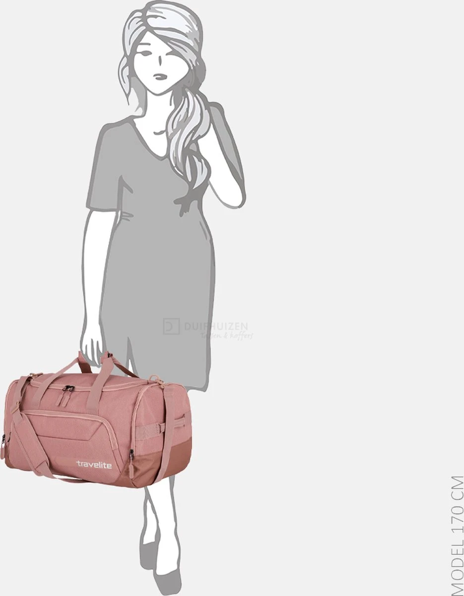 Travelite Reistas / Weekendtas 30 x 55 x 30 cm - Kick Off - Roze Travelite Reistas / Weekendtas 30 X 55 X 30 Cm - Kick Off - Roze -Travelite Reistassen