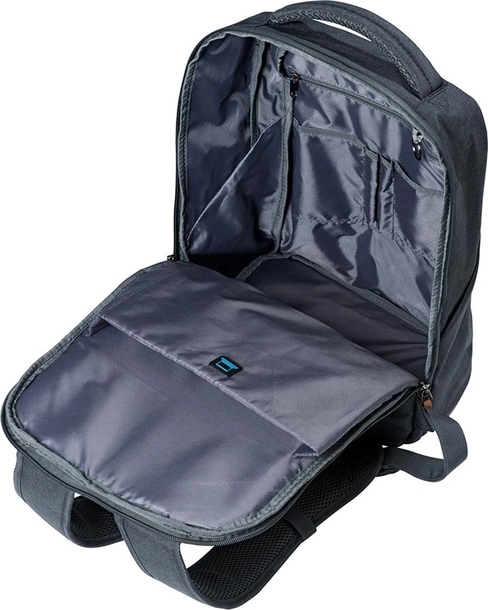 Travelite Laptop Rugzak / Rugtas / Laptoptas / Werktas - Basics - Grijs - 15.4 inch Travelite Laptop Rugzak / Rugtas / Laptoptas / Werktas - Basics - Grijs - 15.4 Inch -Travelite Reistassen