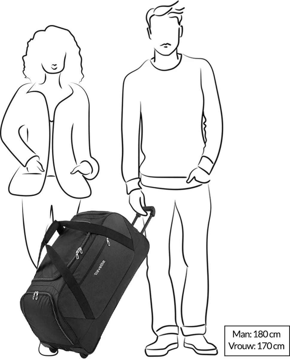 Travelite Reistas met wielen Kick Off - zwart Travelite Reistas Met Wielen Kick Off - Zwart -Travelite Reistassen 969x1200 3