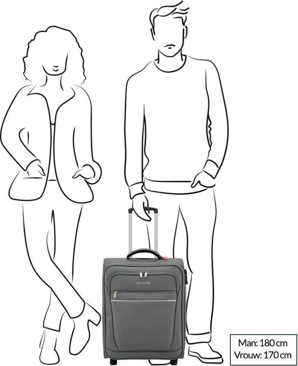 Travelite Cabin 2 Wheel Trolley Black Travelite Cabin 2 Wheel Trolley Black -Travelite Reistassen