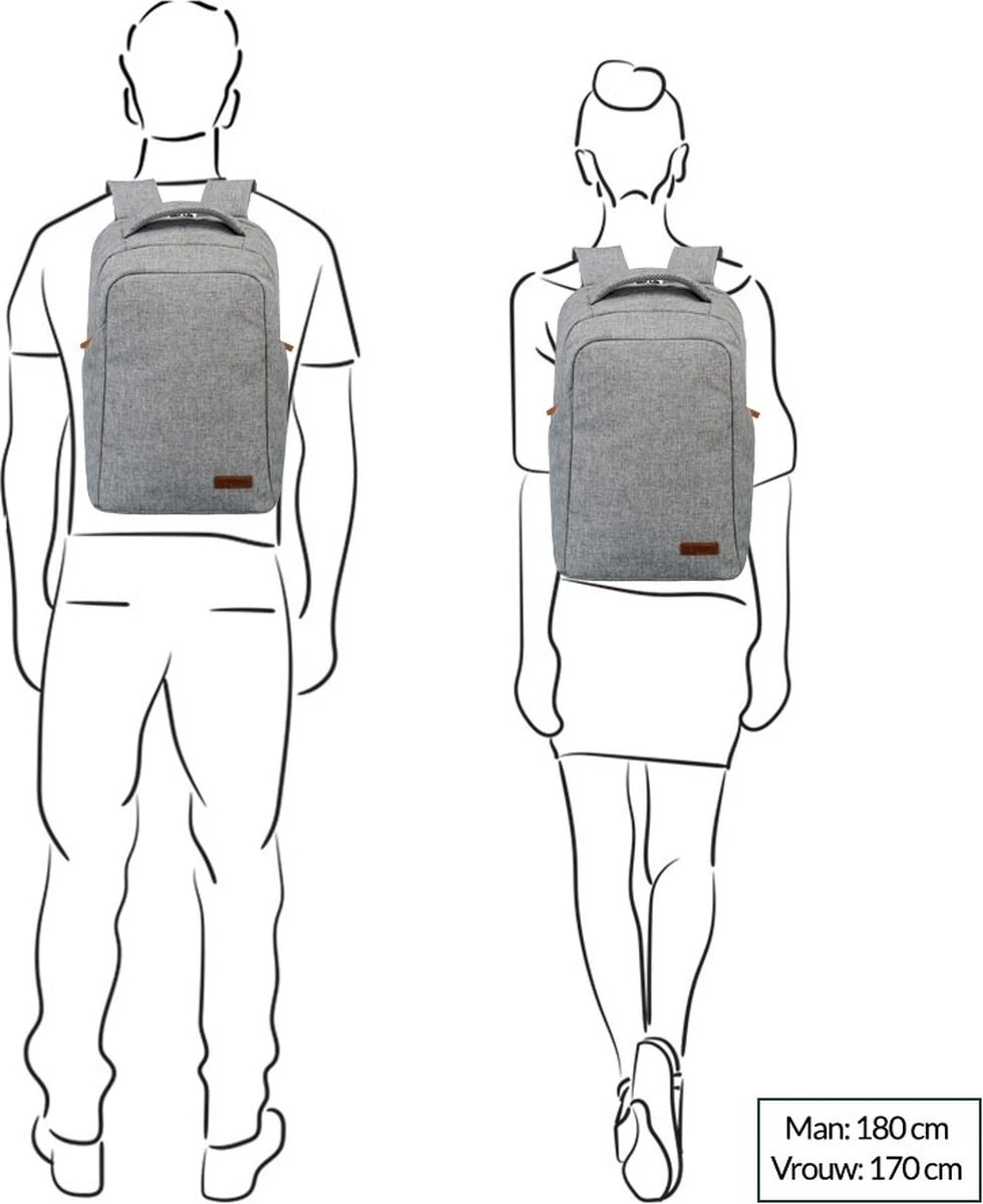 Travelite Laptop Rugzak / Rugtas / Laptoptas / Werktas - Basics - Grijs - 15.4 inch Travelite Laptop Rugzak / Rugtas / Laptoptas / Werktas - Basics - Grijs - 15.4 Inch -Travelite Reistassen 980x1200 1