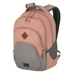 Travelite Basics Backpack Melange Rose/grey 2 Travelite Basics Backpack Melange Rose/grey -Travelite Reistassen image 1279