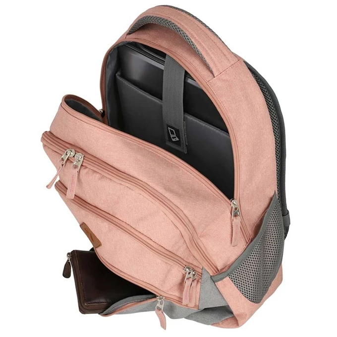 Travelite Basics Backpack Melange rose/grey Travelite Basics Backpack Melange Rose/grey -Travelite Reistassen image 1281