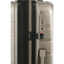 Travelite Air Base 4 Wiel Trolley M Expandable Champagne Metallic -Travelite Reistassen image 167