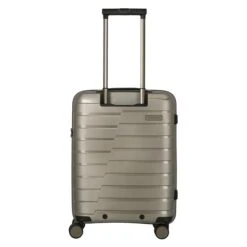 Travelite Air Base 4 Wiel Trolley S Champagne Metallic 5 Travelite Air Base 4 Wiel Trolley S Champagne Metallic -Travelite Reistassen image 181