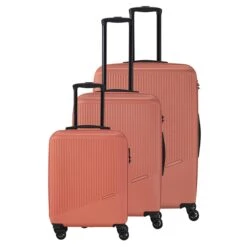 Travelite Bali 4 Wiel Trolley L Coral 11 Travelite Bali 4 Wiel Trolley L Coral -Travelite Reistassen image 201