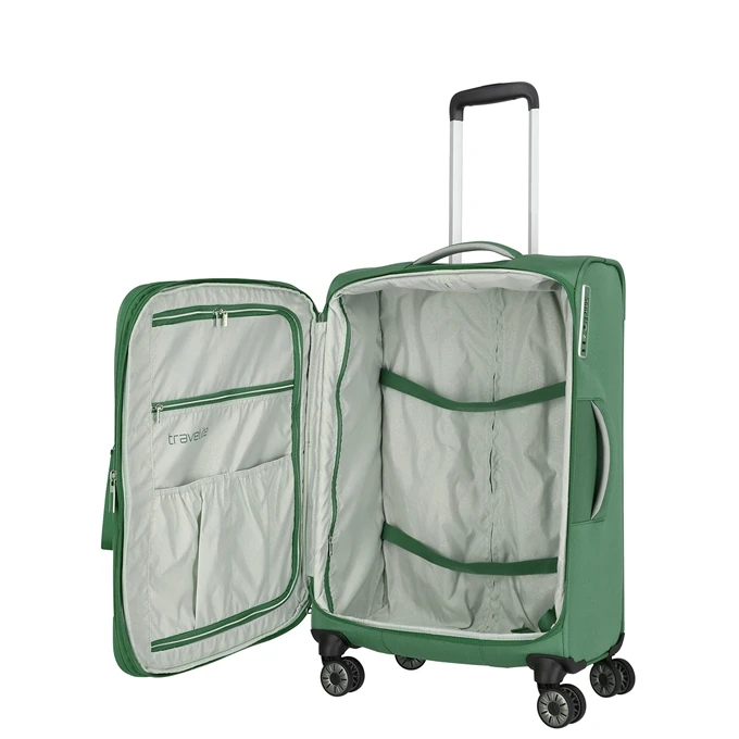 Travelite Miigo 4 Wheel Trolley M Expandable green Travelite Miigo 4 Wheel Trolley M Expandable Green -Travelite Reistassen image 216