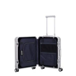 Travelite Next Aluminium 4 Wiel Trolley S Silver -Travelite Reistassen image 278