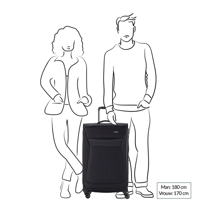 Travelite Chios 4 Wiel Trolley L petrol Travelite Chios 4 Wiel Trolley L Petrol -Travelite Reistassen image 295