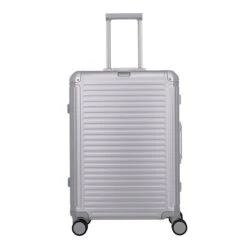 Travelite Next Aluminium 4 Wiel Trolley M Silver