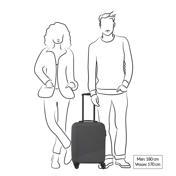 Travelite Bali 4 Wiel Trolley S mint Travelite Bali 4 Wiel Trolley S Mint -Travelite Reistassen image 451