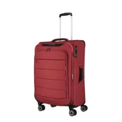 Travelite Skaii 4 Wheel Trolley M Expandable Red 5 Travelite Skaii 4 Wheel Trolley M Expandable Red -Travelite Reistassen image 802