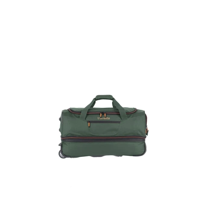 Travelite Basics Wheeled Duffle 55 Expandable dark green Travelite Basics Wheeled Duffle 55 Expandable Dark Green -Travelite Reistassen image 816