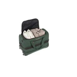 Travelite Basics Wheeled Duffle 55 Expandable Dark Green 4 Travelite Basics Wheeled Duffle 55 Expandable Dark Green -Travelite Reistassen image 817