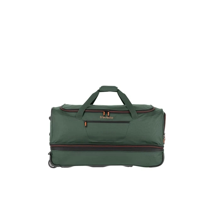 Travelite Basics Wheeled Duffle 70 Expandable dark green Travelite Basics Wheeled Duffle 70 Expandable Dark Green -Travelite Reistassen image 829