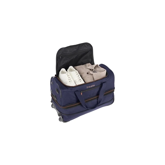 Travelite Basics Wheeled Duffle 55 Expandable marine Travelite Basics Wheeled Duffle 55 Expandable Marine -Travelite Reistassen image 838