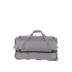 Travelite Basics Wheeled Duffle 55 Expandable Grey -Travelite Reistassen image 870